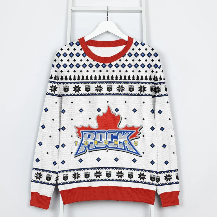 Special Release Toronto Rock NLL Ugly Sweater All Over Prints Christmas Season QTNLL190924A14