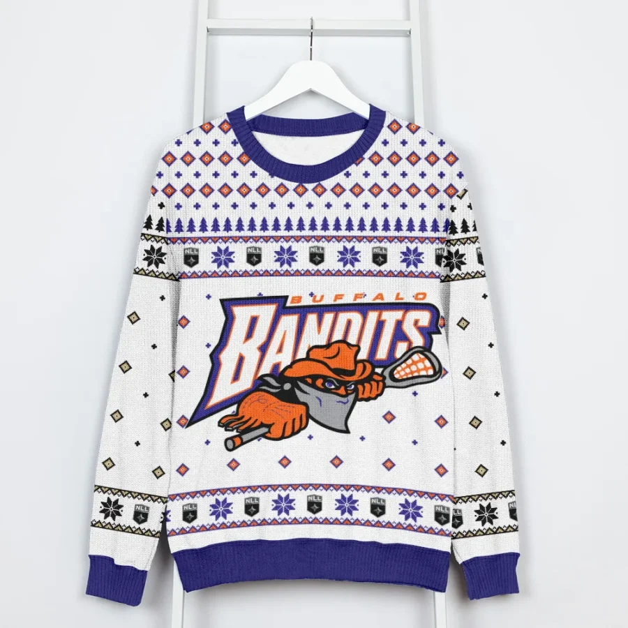 Special Release Buffalo Bandits NLL Ugly Sweater All Over Prints Christmas Season QTNLL190924A2