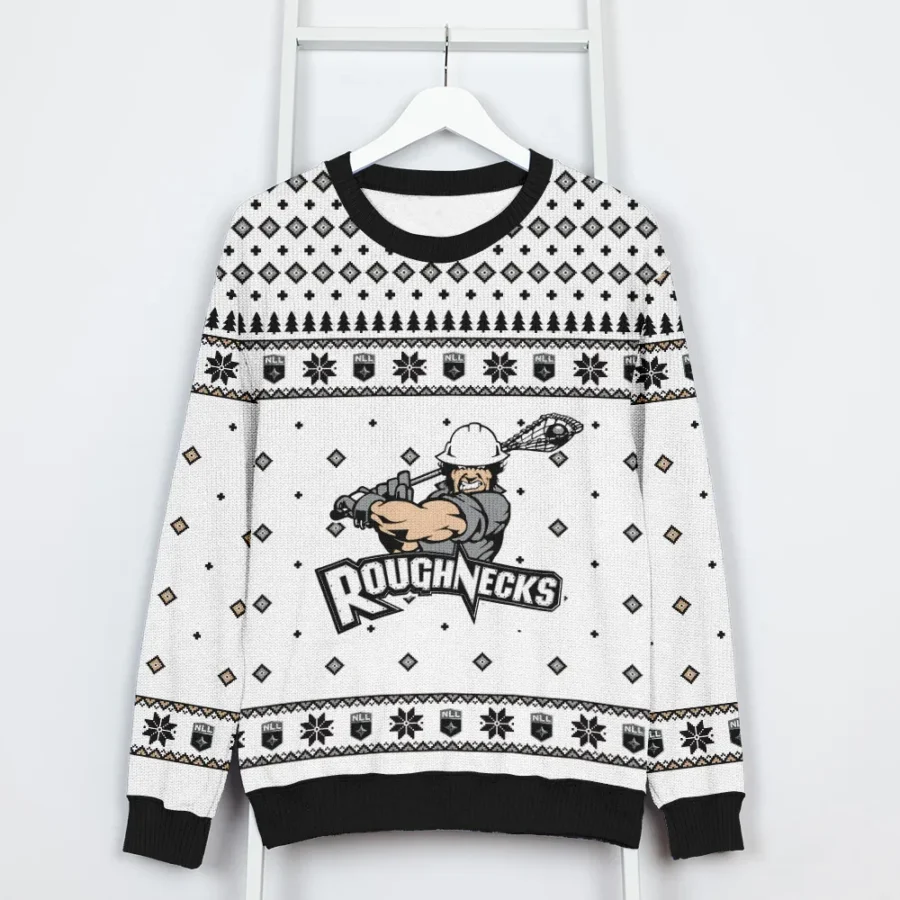 Special Release Calgary Roughnecks NLL Ugly Sweater All Over Prints Christmas Season QTNLL190924A3