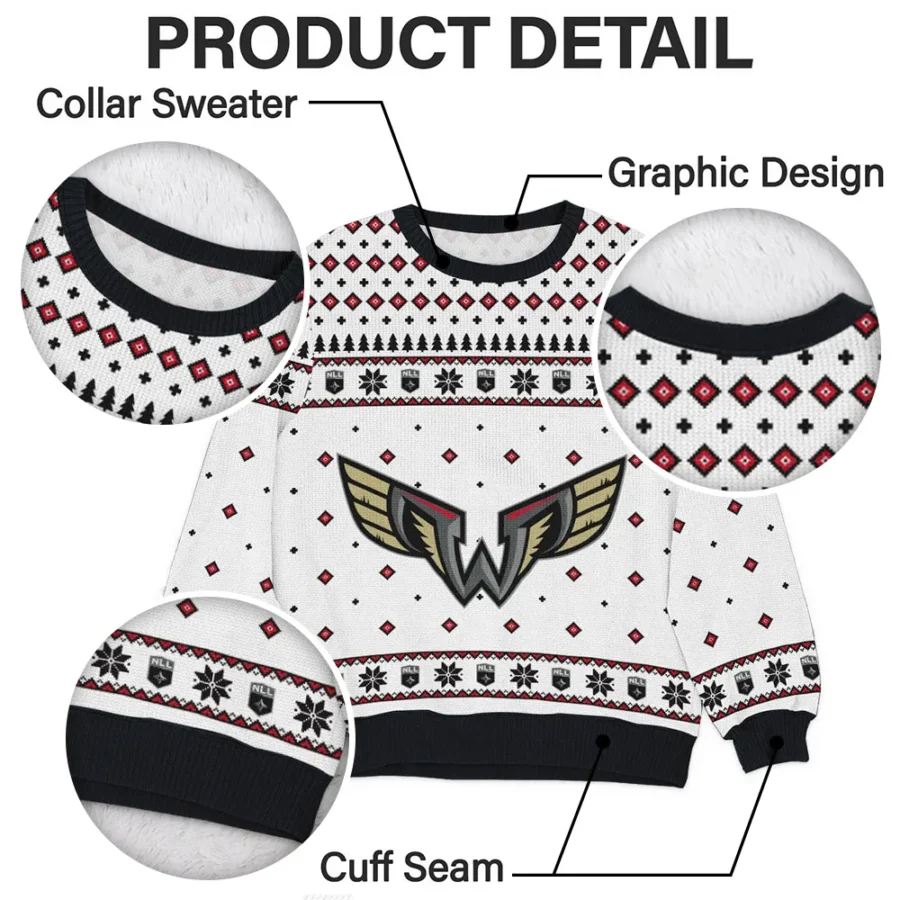 Special Release Philadelphia Wings NLL Ugly Sweater All Over Prints Christmas Season QTNLL190924A10