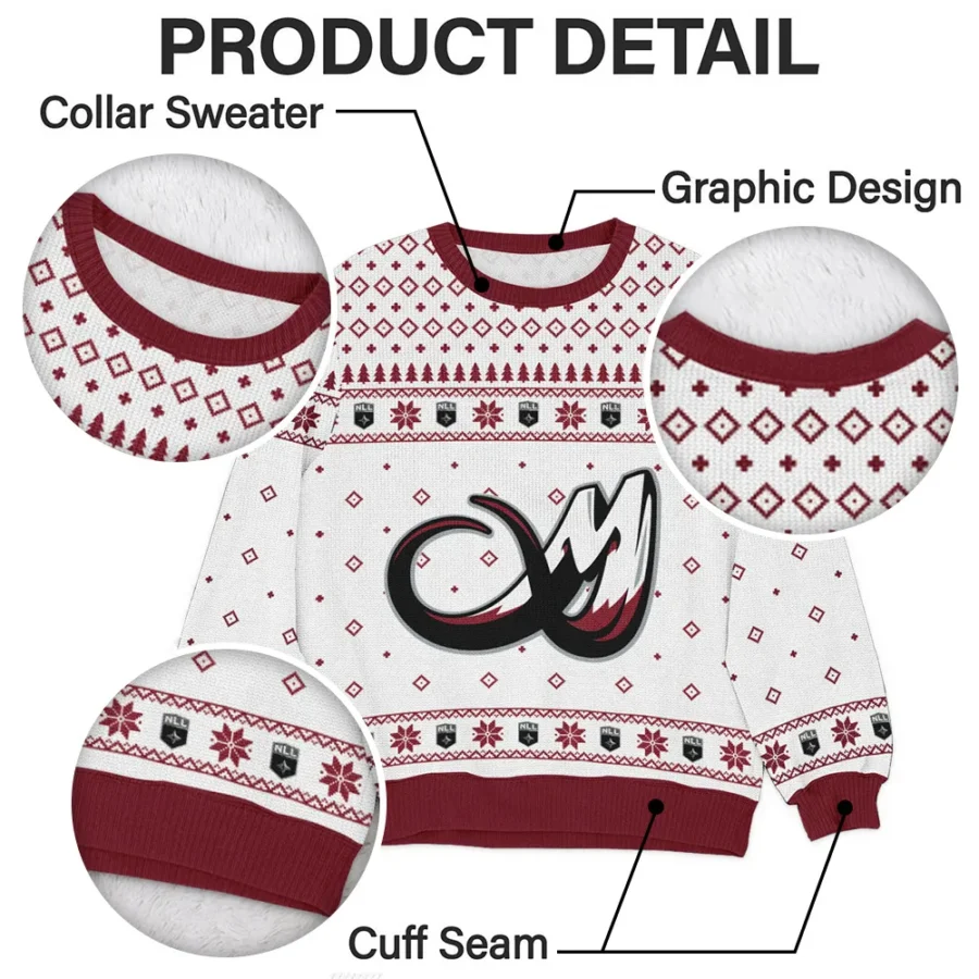 Special Release Colorado Mammoth NLL Ugly Sweater All Over Prints Christmas Season QTNLL190924A4