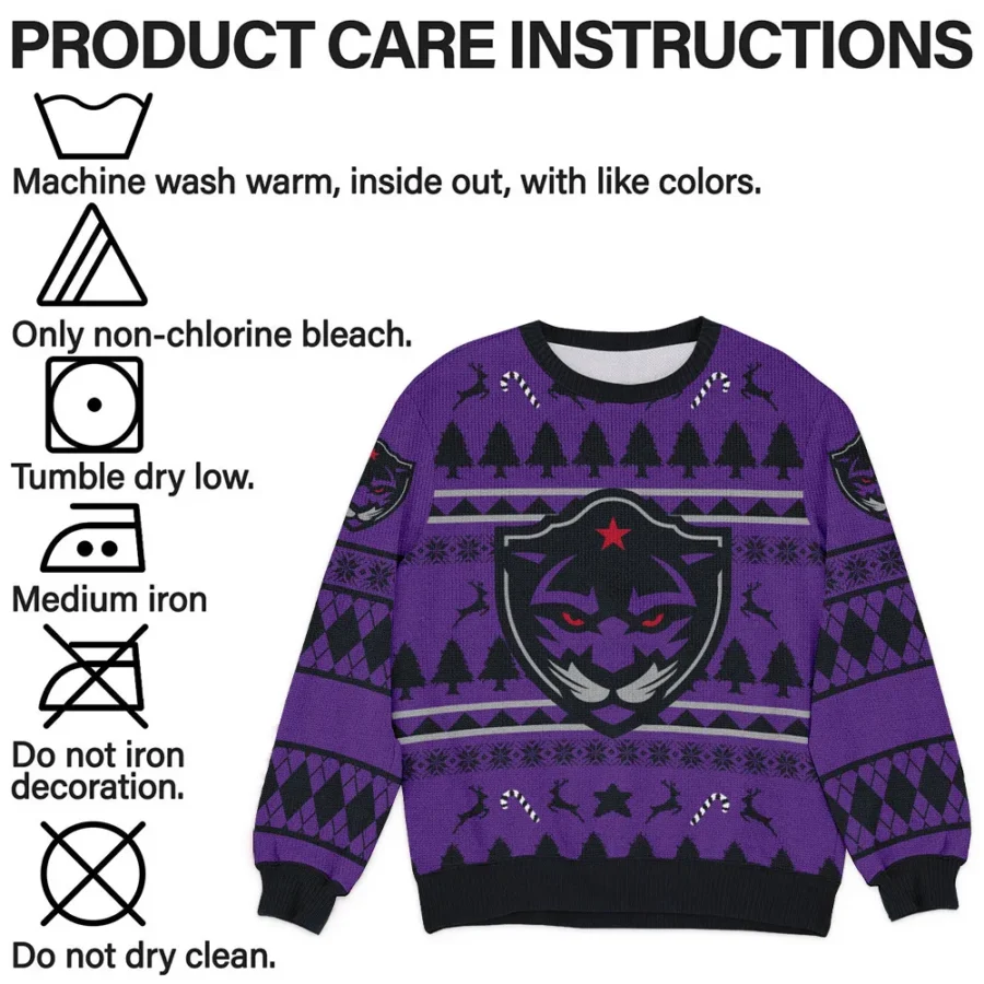 Special Release Panther City Lacrosse NLL Ugly Sweater All Over Prints Christmas Season HONLL200924A10