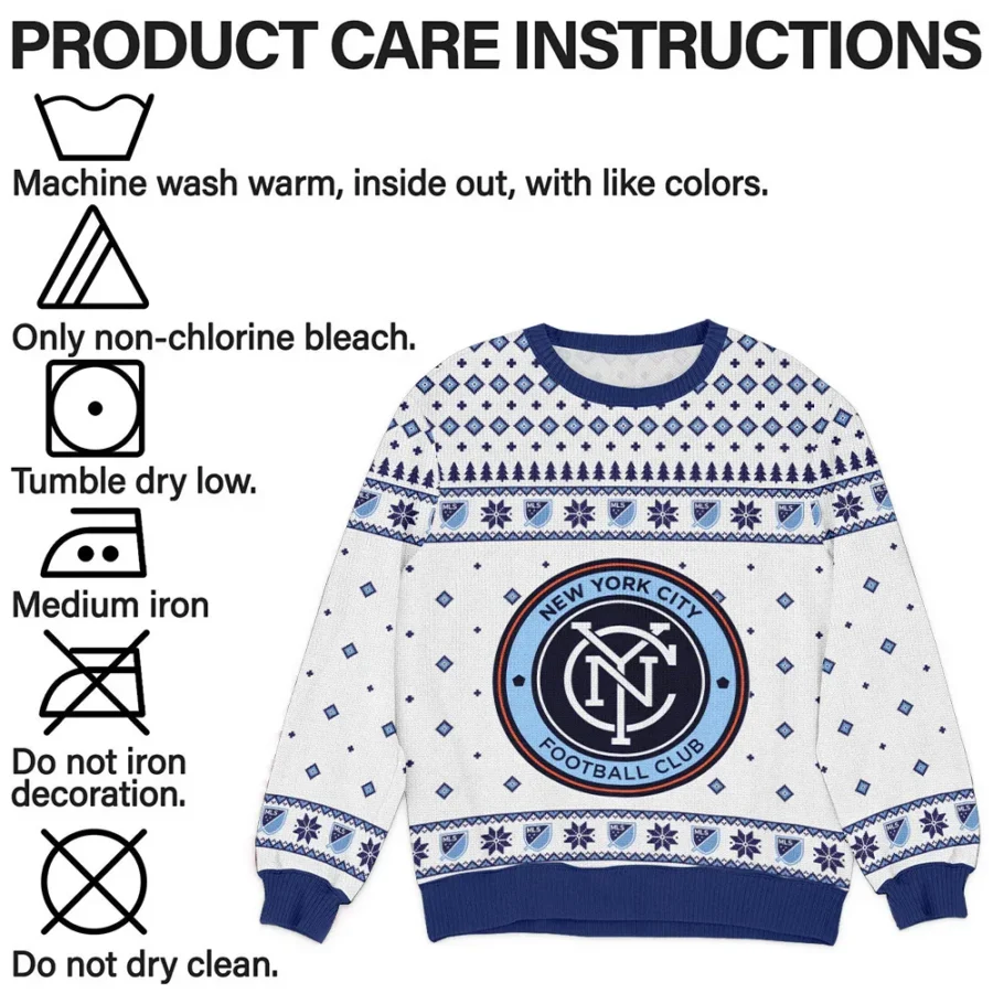 Special Release New York City MLS Ugly Sweater All Over Prints Christmas Season QTMLS190924A10