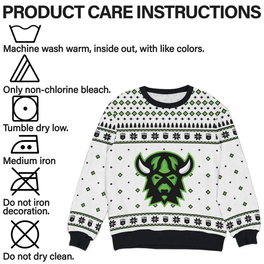 Special Release Saskatchewan Rush NLL Ugly Sweater All Over Prints Christmas Season QTNLL190924A13