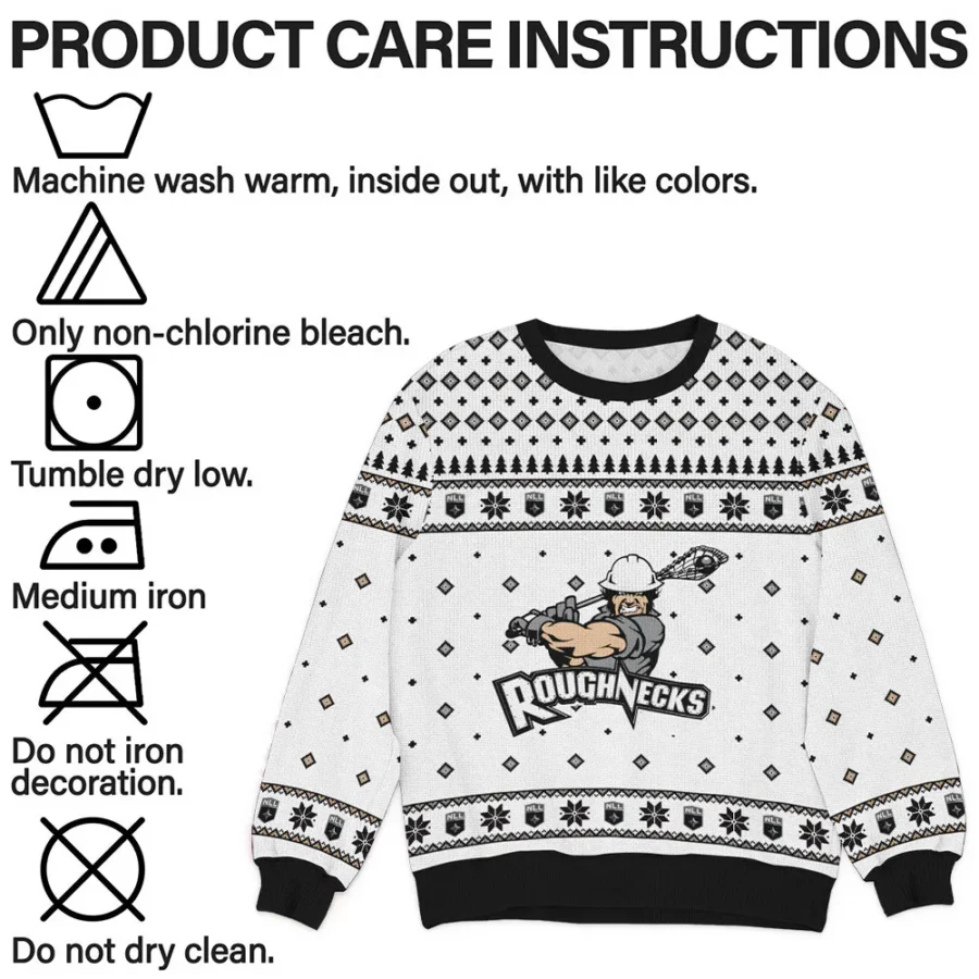 Special Release Calgary Roughnecks NLL Ugly Sweater All Over Prints Christmas Season QTNLL190924A3