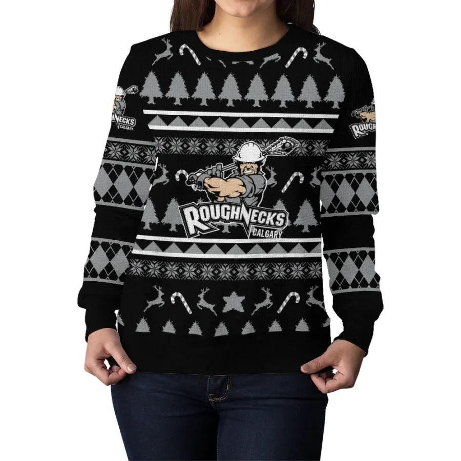 Special Release Calgary Roughnecks NLL Ugly Sweater All Over Prints Christmas Season HONLL200924A3