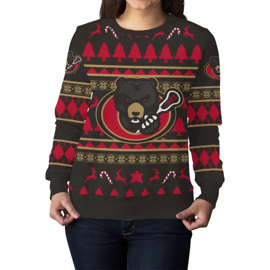 Special Release Ottawa Black Bears NLL Ugly Sweater All Over Prints Christmas Season HONLL200924A9