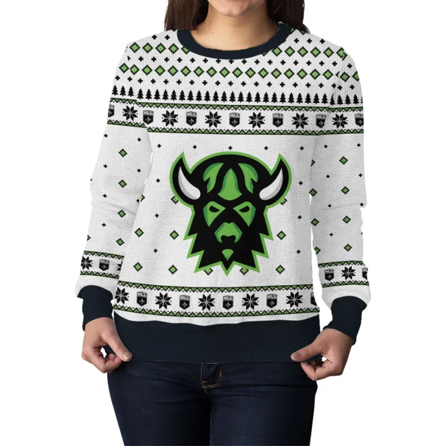 Special Release Saskatchewan Rush NLL Ugly Sweater All Over Prints Christmas Season QTNLL190924A13