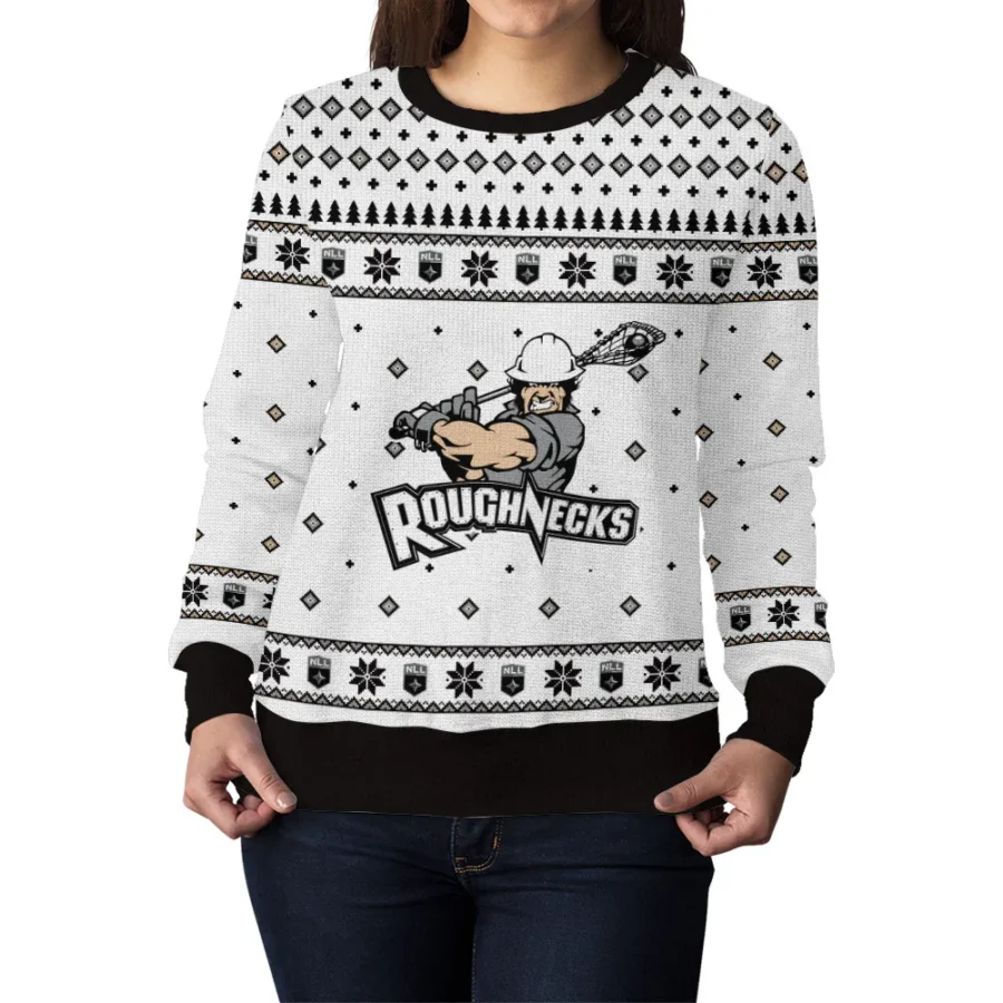 Special Release Calgary Roughnecks NLL Ugly Sweater All Over Prints Christmas Season QTNLL190924A3