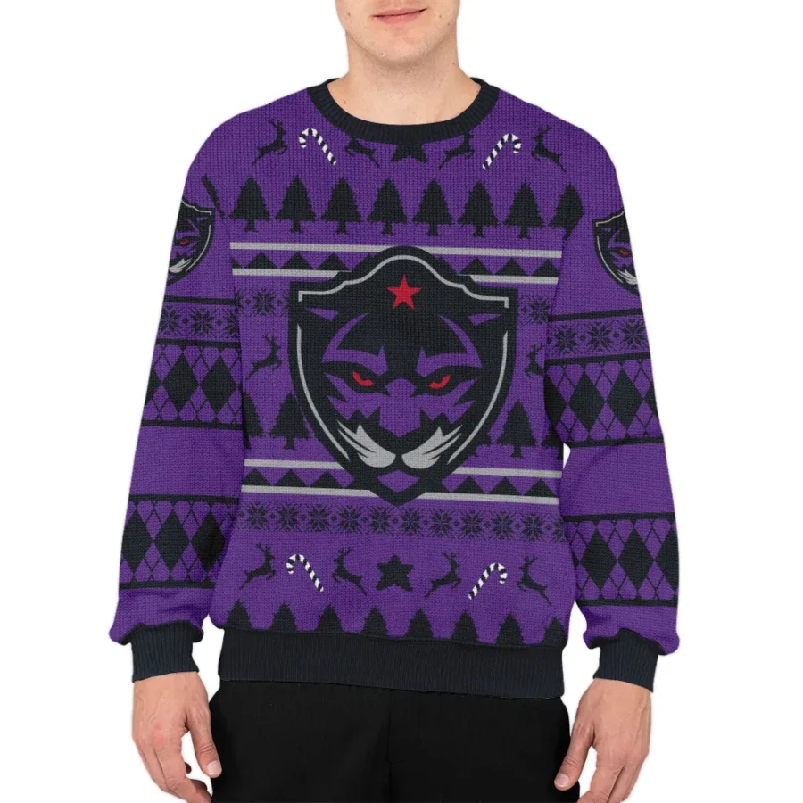 Special Release Panther City Lacrosse NLL Ugly Sweater All Over Prints Christmas Season HONLL200924A10