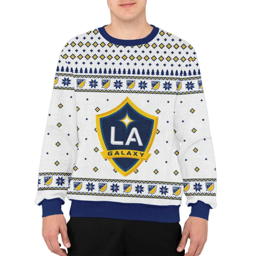 Special Release LA Galaxy MLS Ugly Sweater All Over Prints Christmas Season QTMLS190924A1