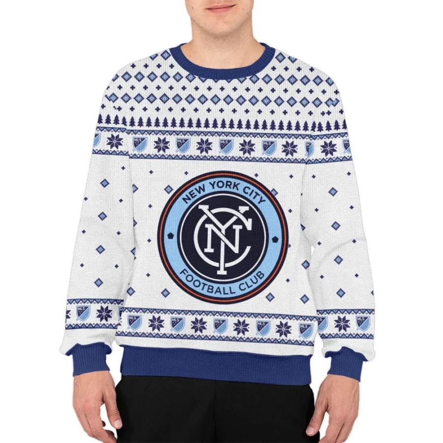 Special Release New York City MLS Ugly Sweater All Over Prints Christmas Season QTMLS190924A10