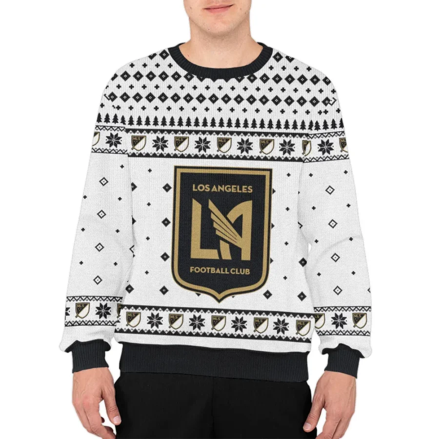 Special Release Los Angeles FC MLS Ugly Sweater All Over Prints Christmas Season QTMLS190924A2