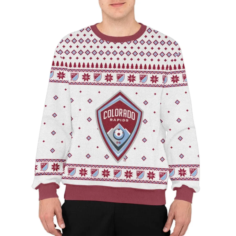 Special Release Colorado Rapids MLS Ugly Sweater All Over Prints Christmas Season QTMLS190924A4