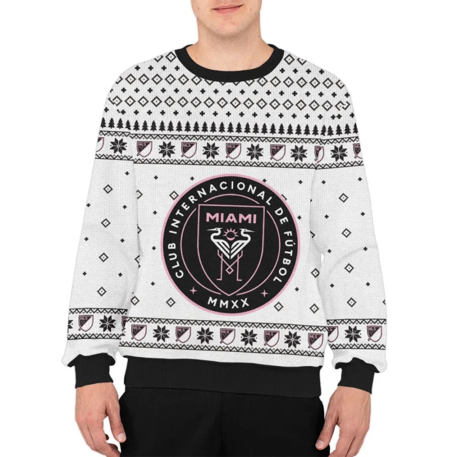 Special Release Inter Miami MLS Ugly Sweater All Over Prints Christmas Season QTMLS190924A6