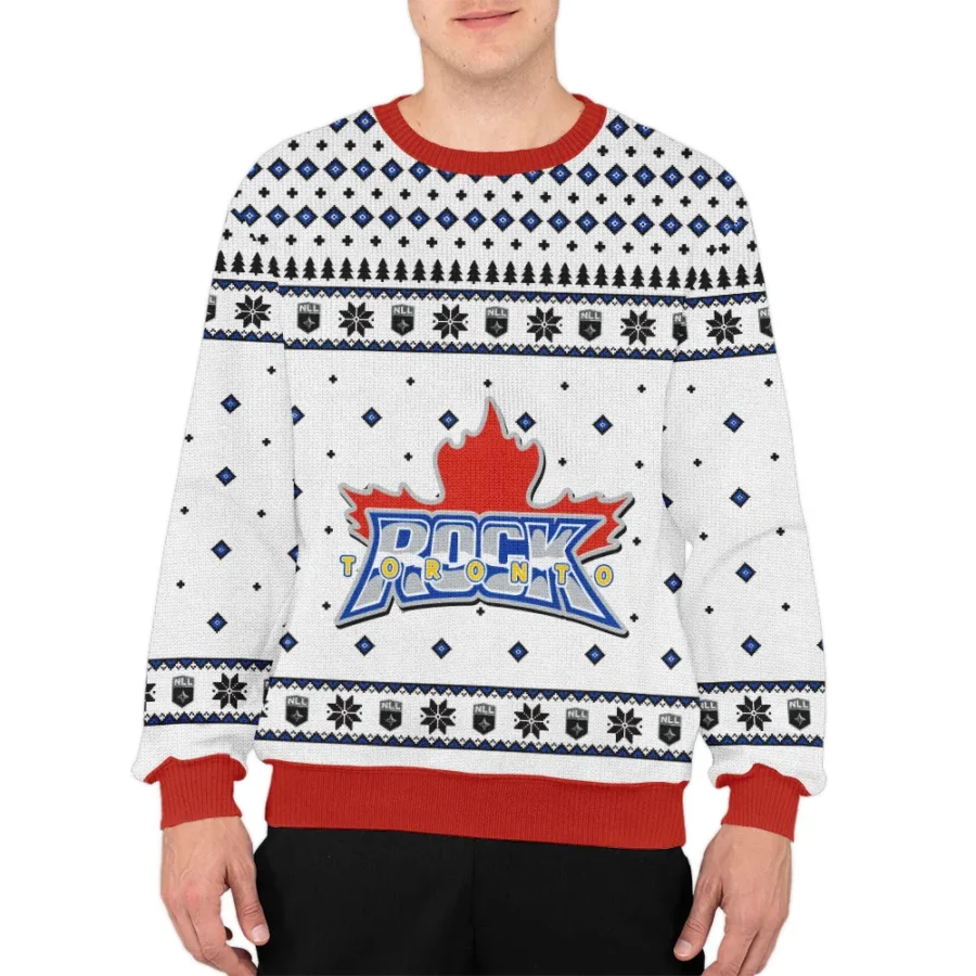 Special Release Toronto Rock NLL Ugly Sweater All Over Prints Christmas Season QTNLL190924A14