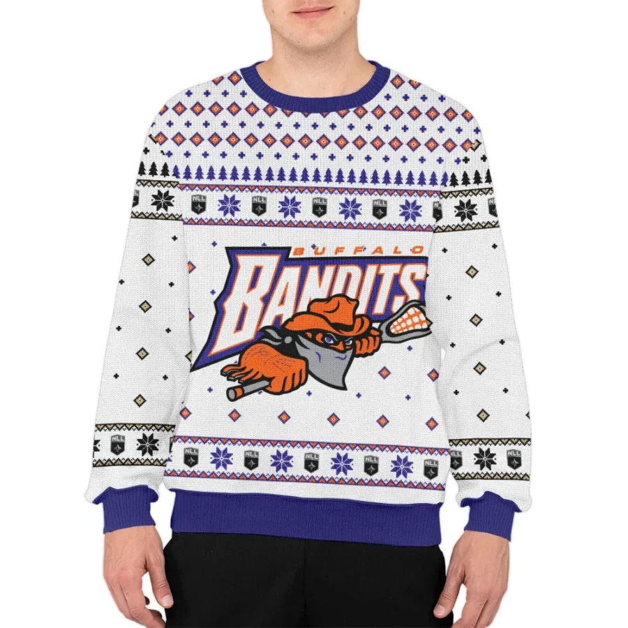 Special Release Buffalo Bandits NLL Ugly Sweater All Over Prints Christmas Season QTNLL190924A2