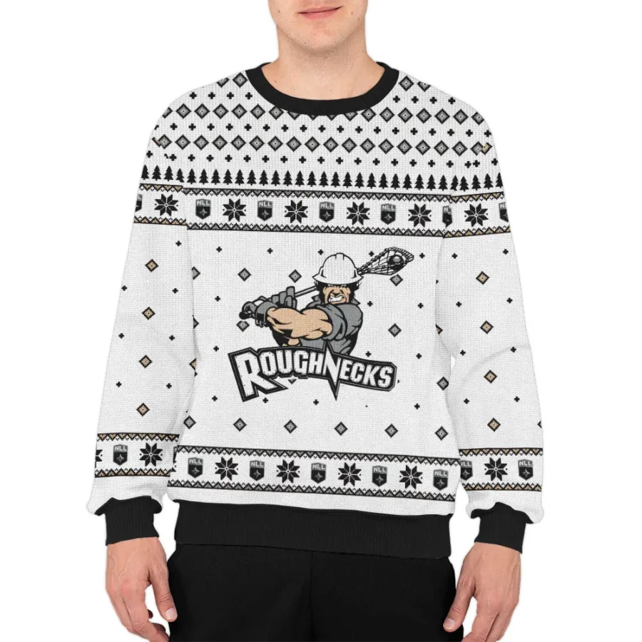 Special Release Calgary Roughnecks NLL Ugly Sweater All Over Prints Christmas Season QTNLL190924A3