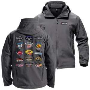 Collection Release Nascar Cup Series Zipper Sleeveless Leather Jackets BLNCS12924A5