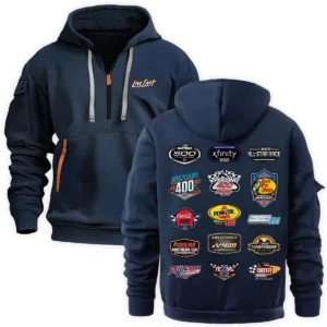 Live Fast Motorsports Collection Release Nascar Cup Series Tactical Quarter Zip Hoodie BLNCS13924LFM2