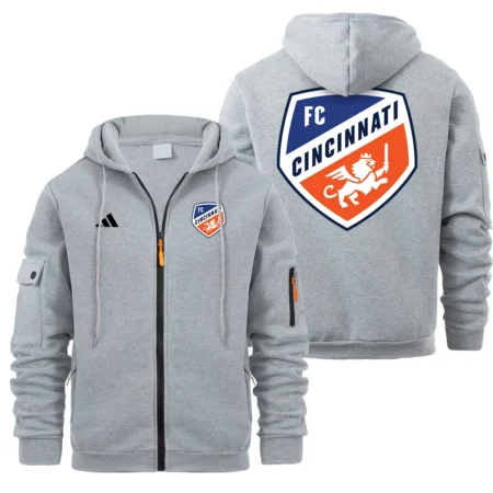 Special Release Adidas Cincinnati MLS Full Zipper Hoodie HOMLS200924FZ02CIN