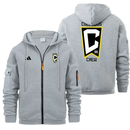 Special Release Adidas Columbus Crew MLS Full Zipper Hoodie HOMLS200924FZ02CLB