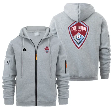 Special Release Adidas Colorado Rapids MLS Full Zipper Hoodie HOMLS200924FZ02COL