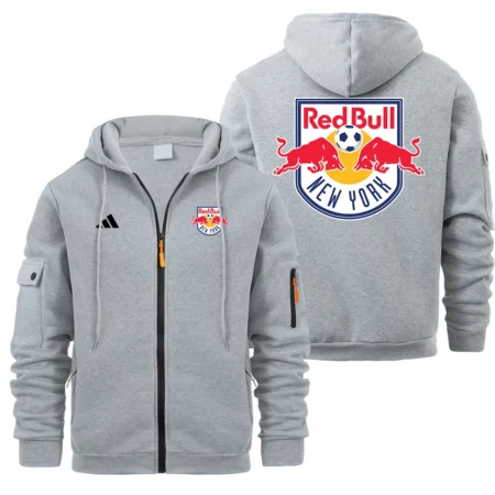 Special Release Adidas New York Red Bulls MLS Full Zipper Hoodie HOMLS200924FZ02NY