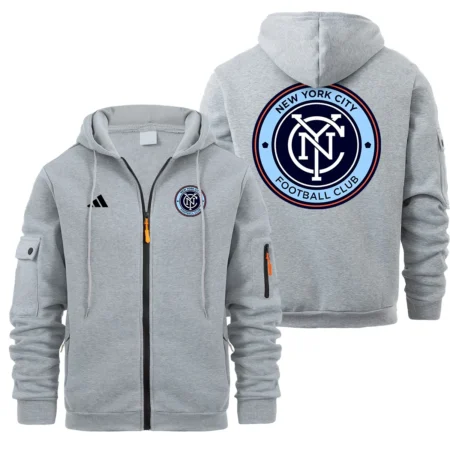 Special Release Adidas New York City MLS Full Zipper Hoodie HOMLS200924FZ02NYC