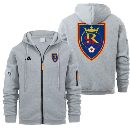 Special Release Adidas Real Salt Lake MLS Full Zipper Hoodie HOMLS200924FZ02RSL