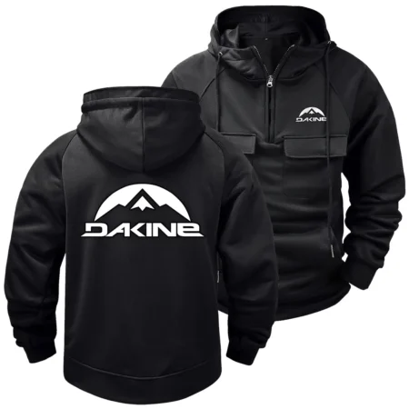 Collection Release Dakine Camping Brand Tactical Quarter Zip Hoodie BLCP9924A2DKN