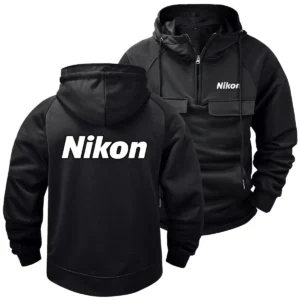 Collection Release Nikon Nature Photography Brand Fashion Hoodie Half Zipper BLPV9924A1NK