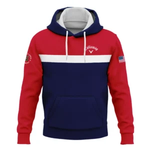 Zipper Hoodie Shirt Callaway 125th US Open Oakmont Blue Red White Background HOUSG180924A02CLWZHD