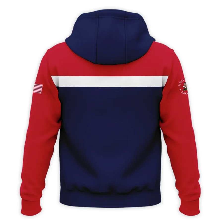 Zipper Hoodie Shirt Callaway 125th US Open Oakmont Blue Red White Background HOUSG180924A02CLWZHD