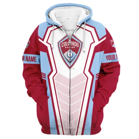 Special Release Colorado Rapids MLS Zipper Hoodie  All Over Prints QTMLS300924A1COLZHD