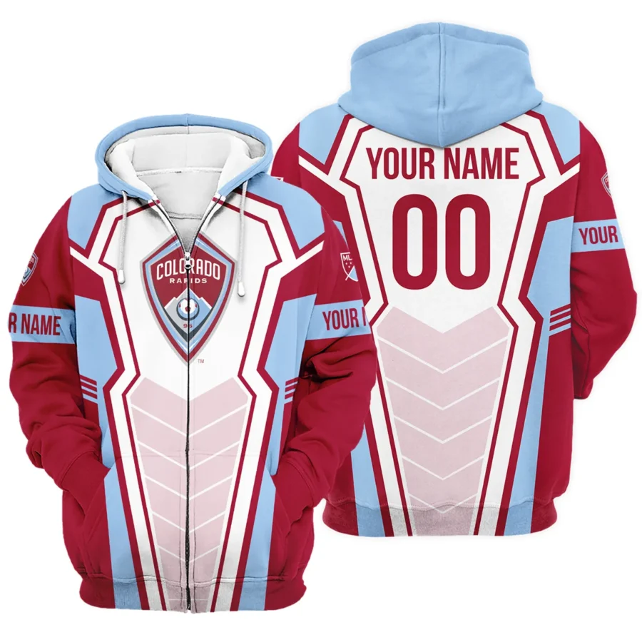 Special Release Colorado Rapids MLS Zipper Hoodie  All Over Prints QTMLS300924A1COLZHD