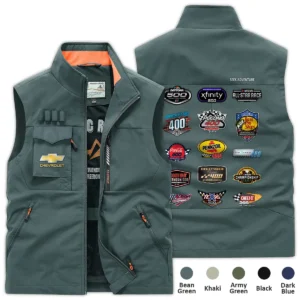 Chevrolet Collection Release Nascar Cup Series Waterproof Outdoor Jacket BLNCS12924B4