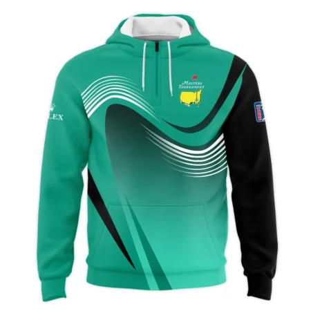 Special Release Rolex Masters Tournament 1/4 Zipper Hoodie All Over Prints QTMT270924A3ROXQHD