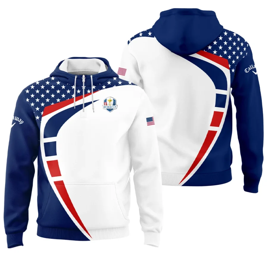 Special Release Callaway 2025 Ryder Cup 1/4 Zipper Hoodie All Over Prints HORDC190924A01CLWQHD