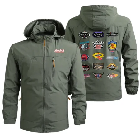 Hendrick Motorsports Collection Release Nascar Cup Series Waterproof Outdoor Jacket BLNCS13924HM4