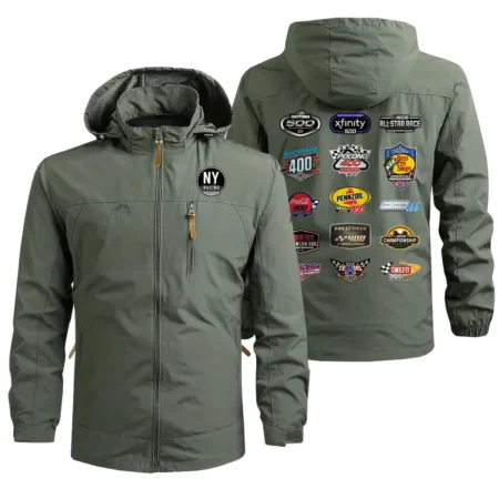 NY Racing Team Collection Release Nascar Cup Series Waterproof Outdoor Jacket BLNCS13924NRT4