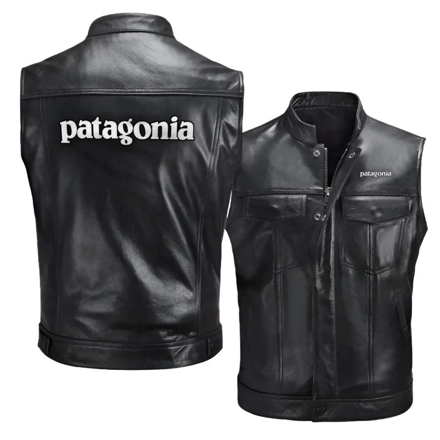 Collection Release Patagonia Camping Brand Zipper Sleeveless Leather Jackets BLCP9924A5PTG