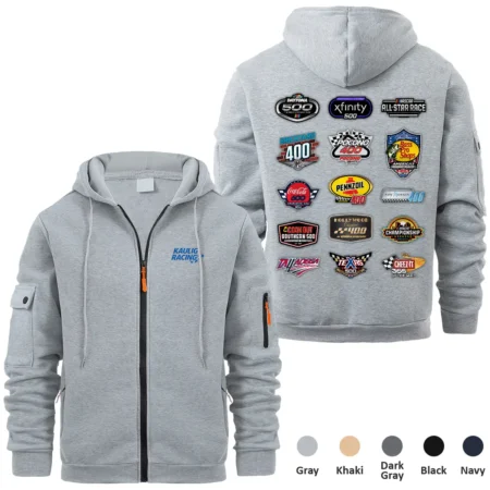 Kaulig Racing Collection Release Nascar Cup Series Full Zipper Hoodie BLNCS13924KR6