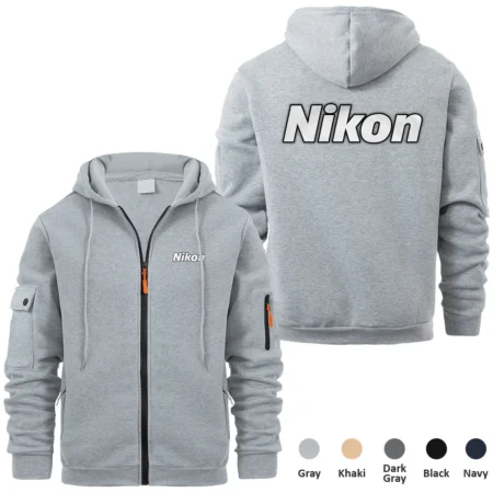 Collection Release Nikon Nature Photography Brand Full Zipper Hoodie BLPV9924A6NK