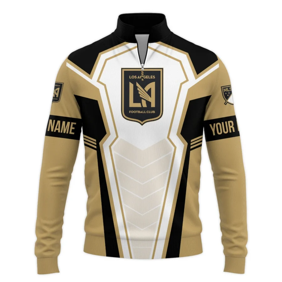 Special Release Los Angeles FC MLS Quarter Zip Jacket  All Over Prints QTMLS300924A1LAFSWZ