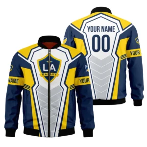 Special Release LA Galaxy MLS Quarter Zip Jacket  All Over Prints QTMLS300924A1LASWZ