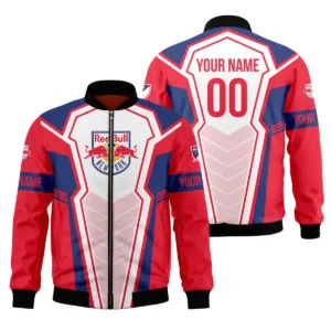 Special Release New York Red Bulls MLS Quarter Zip Jacket  All Over Prints QTMLS300924A1NYSWZ