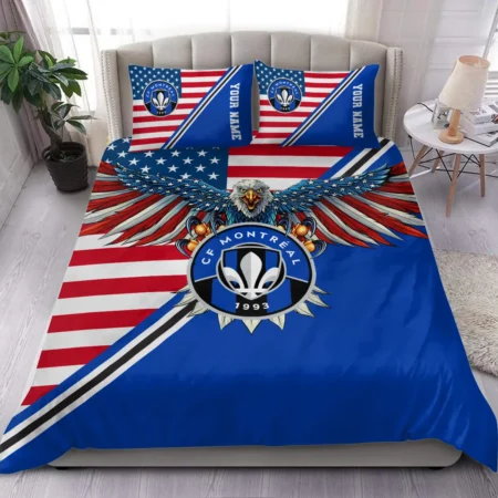 Eagle U.S Flag MLS CF Montreal Exclusive All Over Prints BLMLS101024A1MTLSJT - Bedding Set