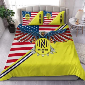 Eagle U.S Flag MLS New England Exclusive All Over Prints BLMLS101024A1NESJT - Bedding Set