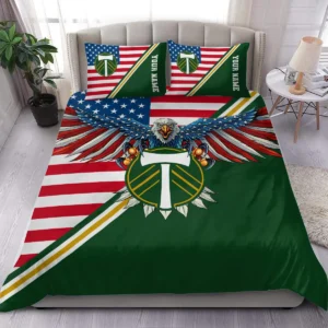 Eagle U.S Flag MLS San Jose Earthquakes Exclusive All Over Prints BLMLS101024A1SJSJT - Bedding Set